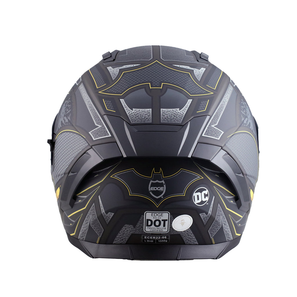 dot certified batman motorcycle helmet STARK-BATMAN – EDGE®
