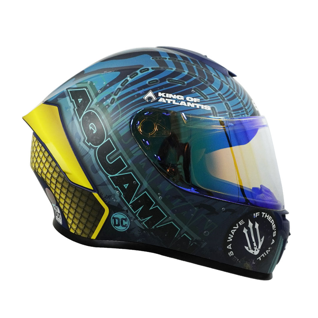 aquaman motorcycle helmet AQUAMAN