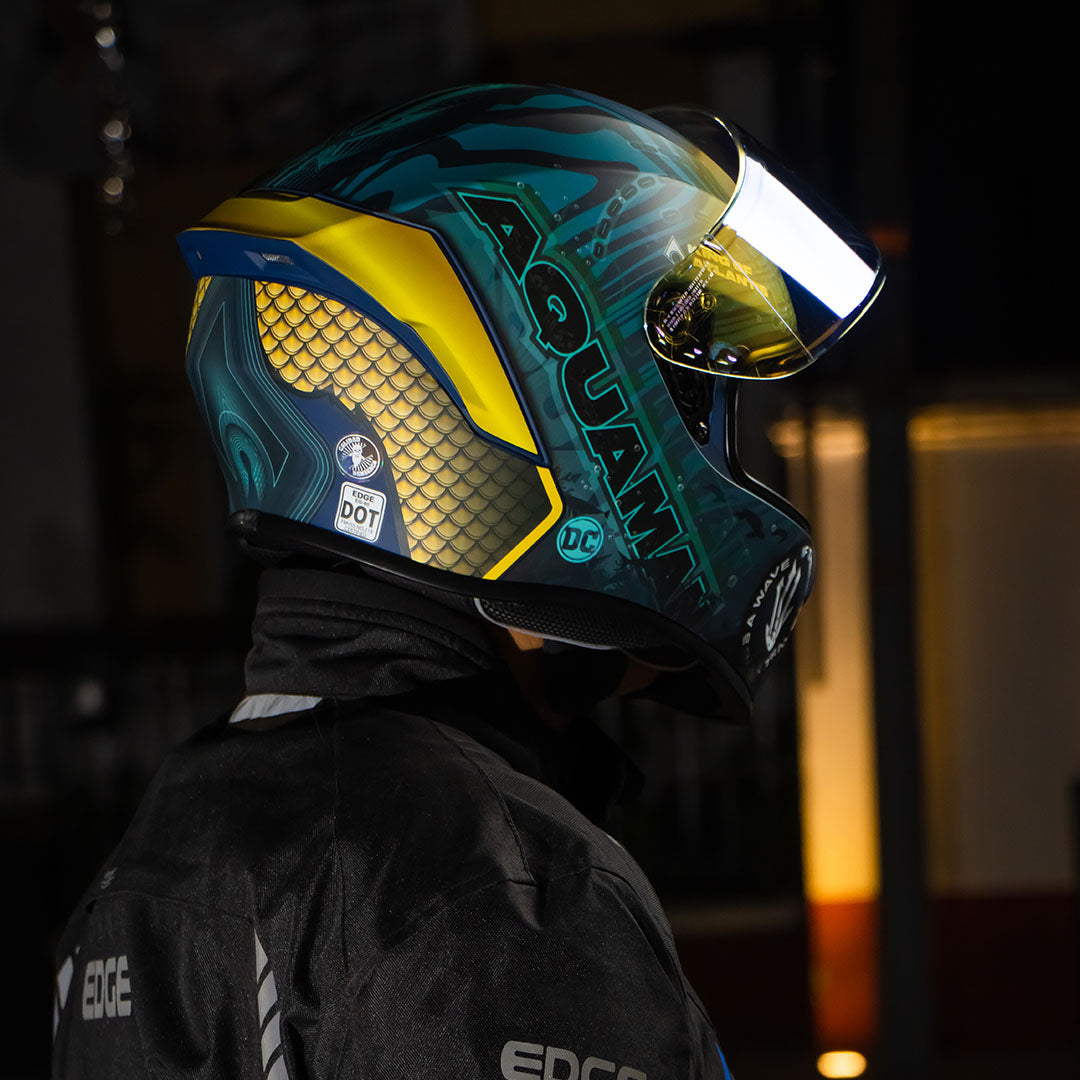 aquaman motorcycle helmet AQUAMAN