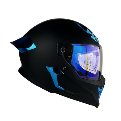 VORTEX- NEGRO MATE/AZUL