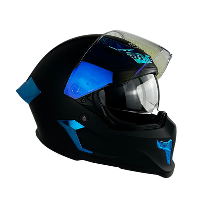 VORTEX- NEGRO MATE/AZUL