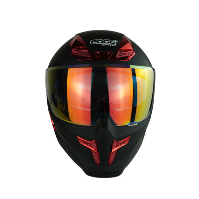 VORTEX- NEGRO MATE/ROJO
