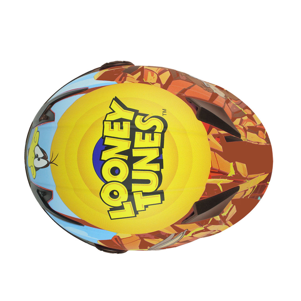 T-shirt Vintage FC Barcelone X Looney Tunes - Motif Intégral Avec Titi (Tweety) - Taille S - Occasion TB