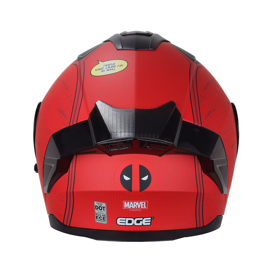 deadpool motorcycle helmets BOSTON-DEADPOOL – EDGE®